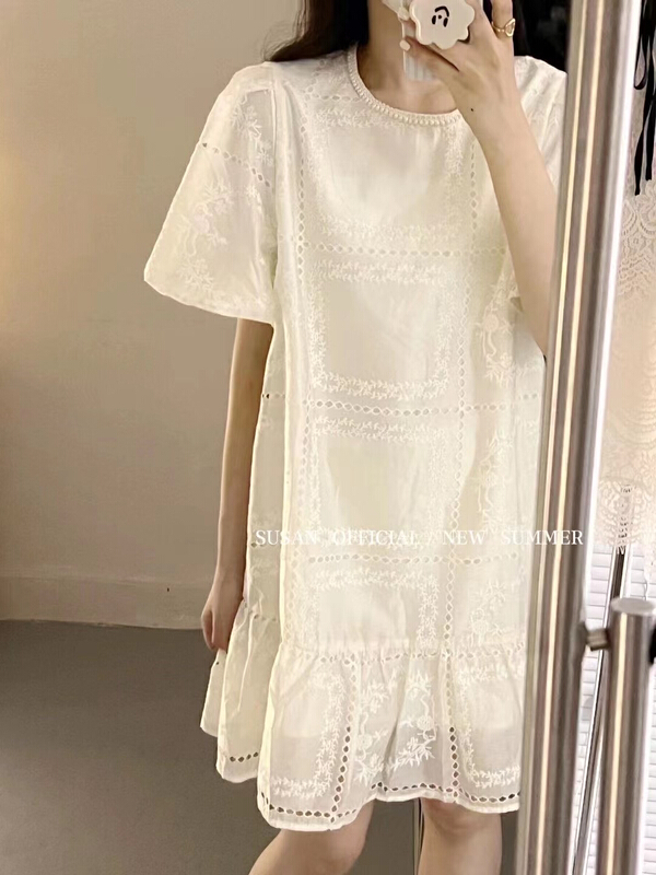 [Susan] embroidered retro fashion dress 19003\lsw