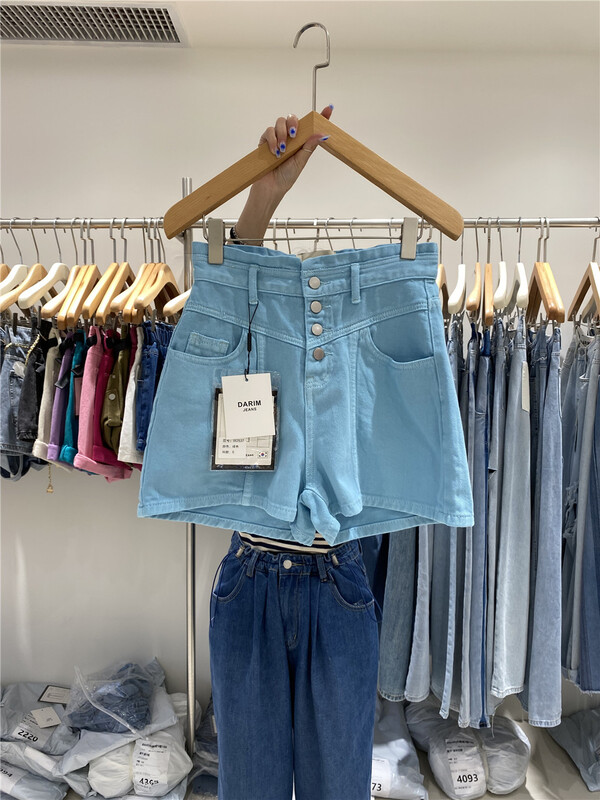 [o not 1] Korean simple and slim denim shorts w2537\lsw