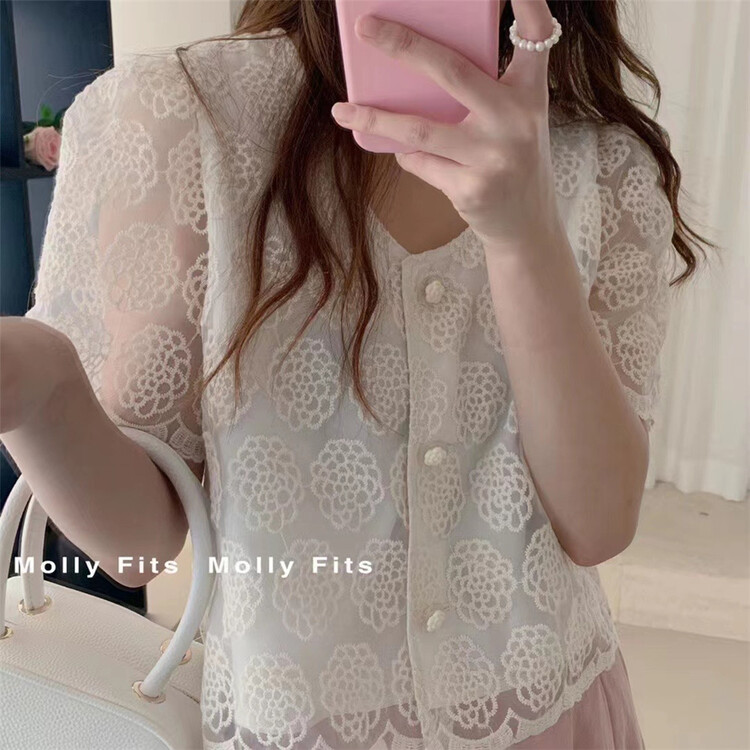 [hi] Han = Shu embroidery Round Neck Shirt 9778\hjy