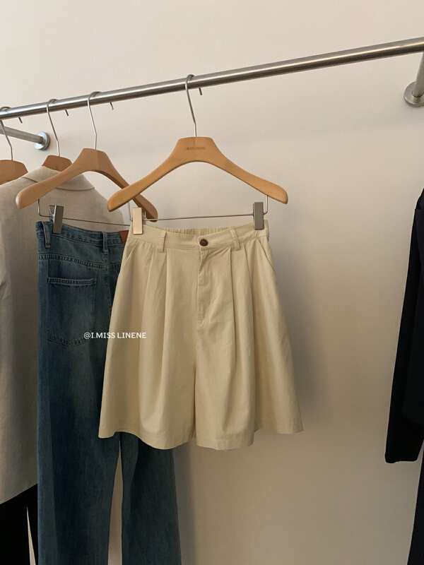 [Imiss] Korean versatile slim casual shorts cx6319\lsw