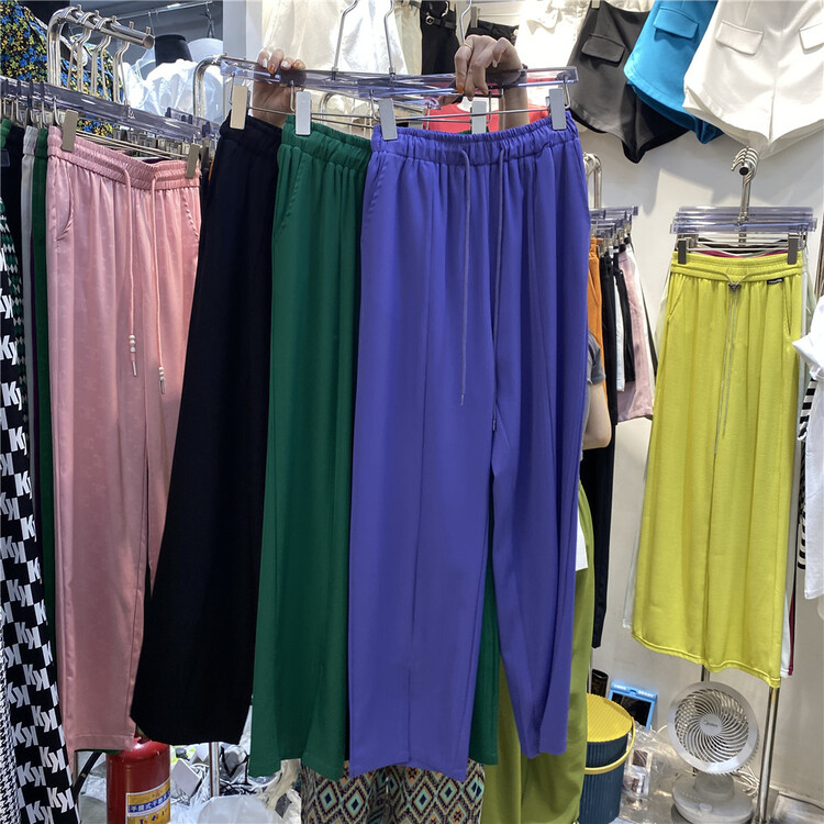 [big M family] Korean pure color versatile casual pants 8865\wtt