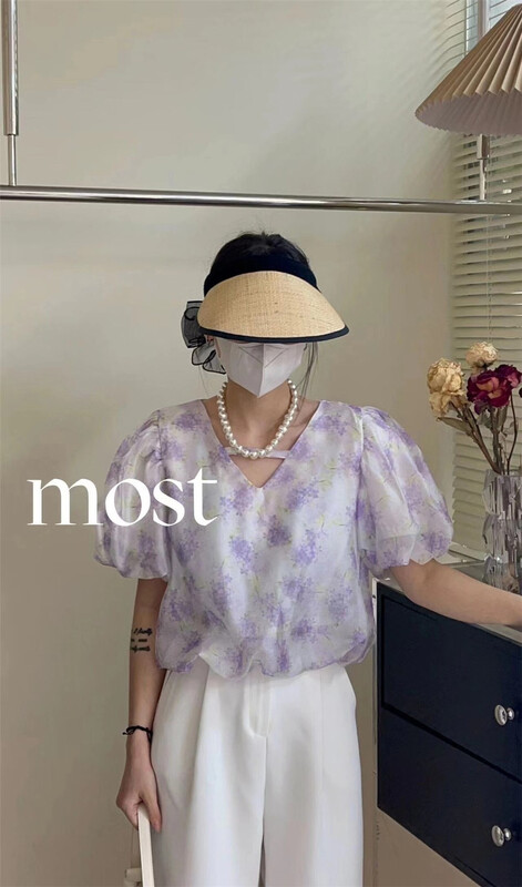 [most] gentle floral shirt 97168\zjy