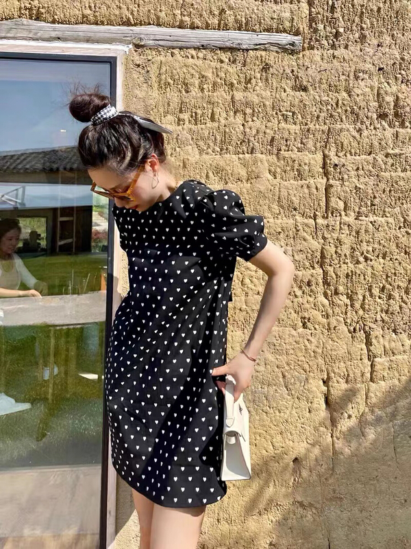 [am Gardenia] fashion round neck Pullover dress 3621\pcz