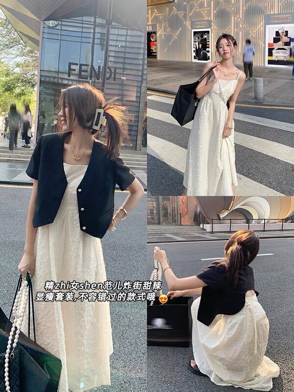 [y.jia EJA] versatile short suit gentle dress set 1812\pcz