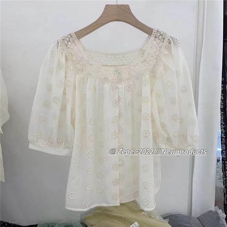 [Ze] single breasted comfortable Korean shirt 8651\ll
