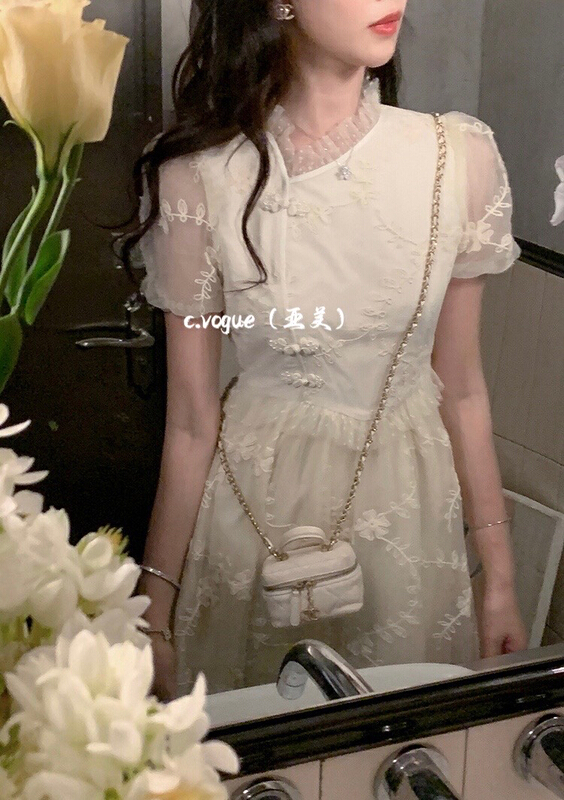 [c.vogue] retro design sense minority dress 3952\pcz