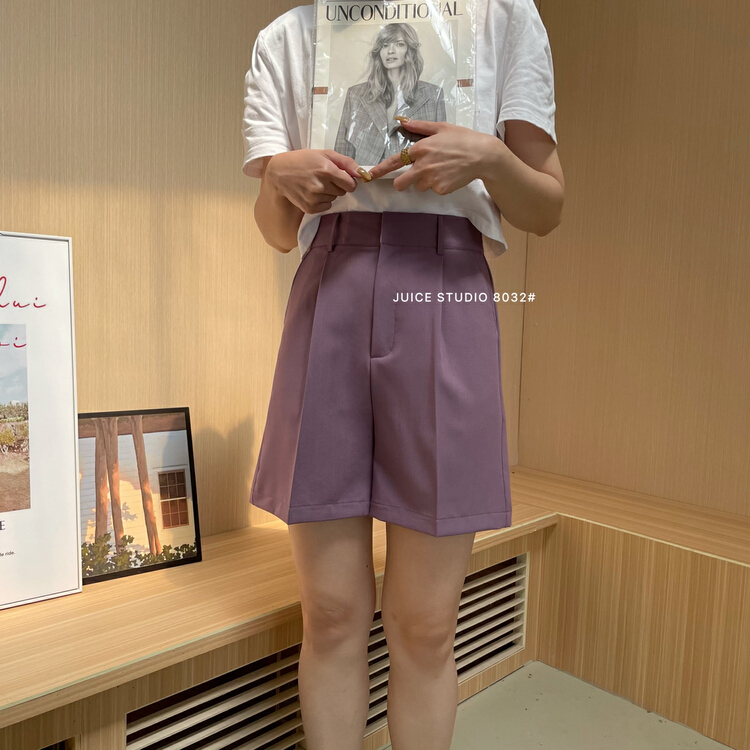 [juice] famous brand simple trousers show leg length and are versatile 8032