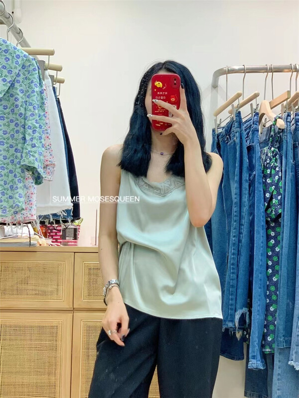 [moss queen] simple and versatile Tiansi adjustable vest / sling 50501\xyy