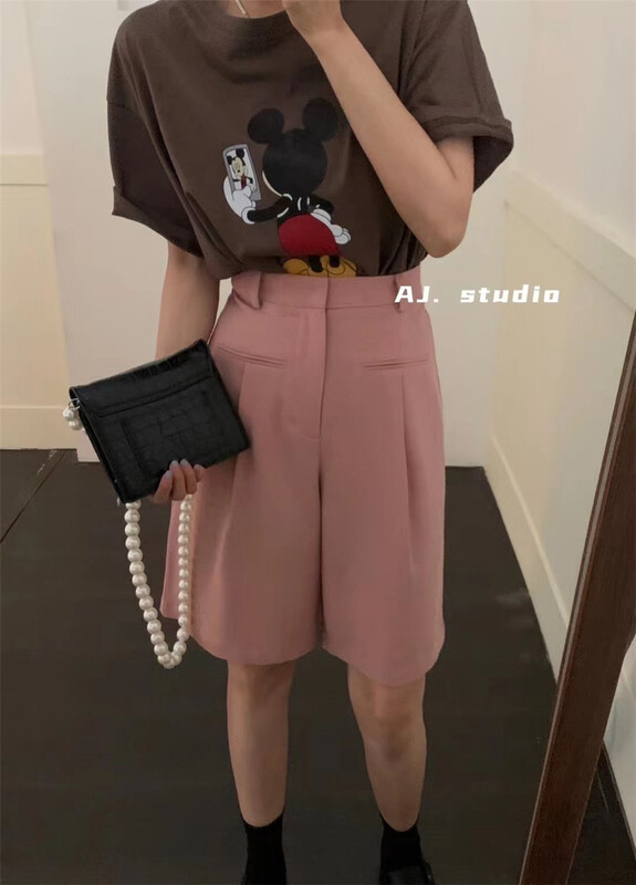 [aj.studio] Korean simple and slim casual shorts ys1-9258\ll