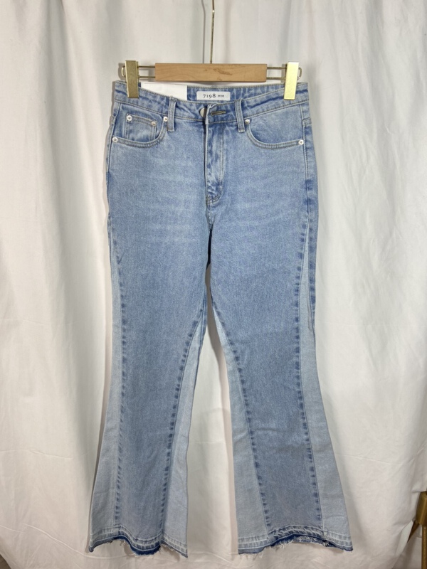 [Yi show shop] fashionable slim wide leg jeans 1642\cl