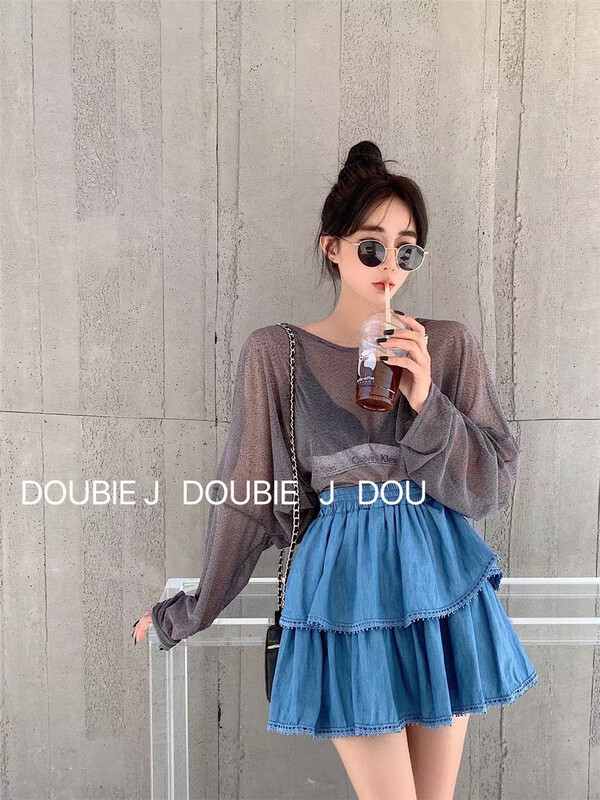 [double.j] solid cake versatile skirt 1868\pcz