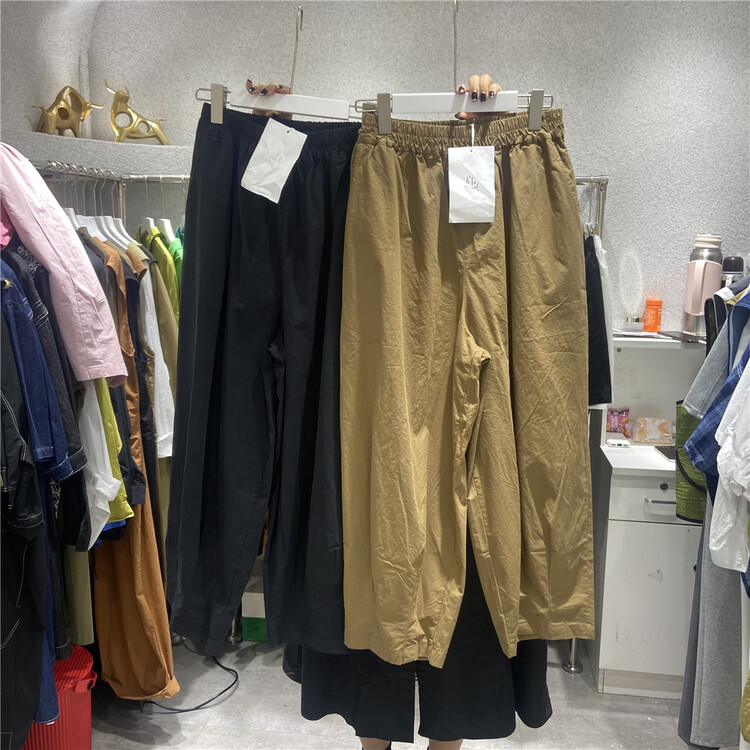 [starting point] elastic waist clean comfortable casual pants 5355\l