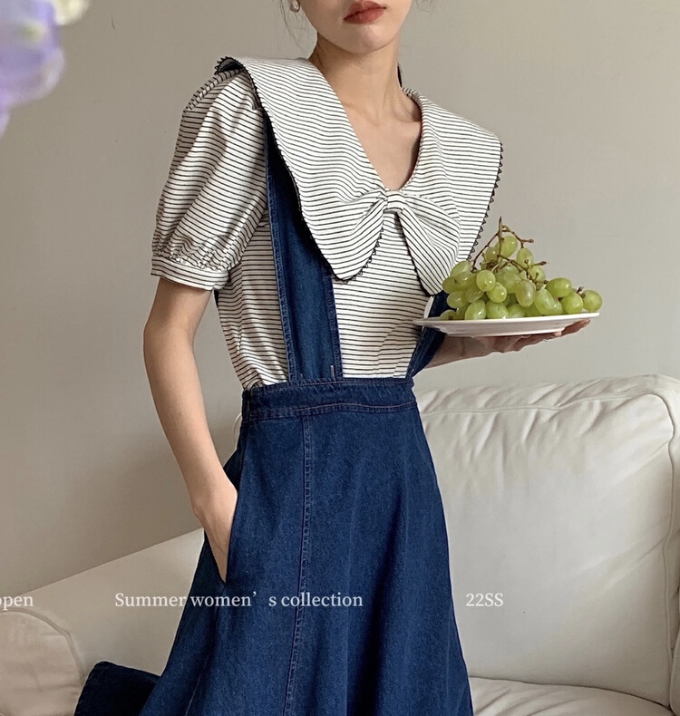 [new open] French style bow large lapel shirt xy22911\zxx
