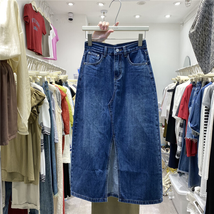 [IU room] split Korean versatile comfortable skirt 1356\xyy