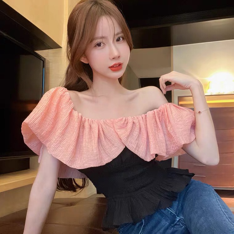 [m&t] Korean version lady Ruffle short shirt ys2-8808\hjy