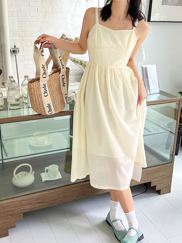 [rong'er family] small fresh suspender thin dress 51965\hjy