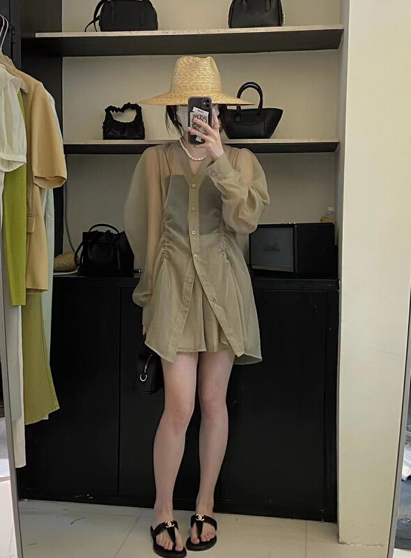 [Zoe Zoe] loose and simple casual shirt + casual pants set c903\zjy