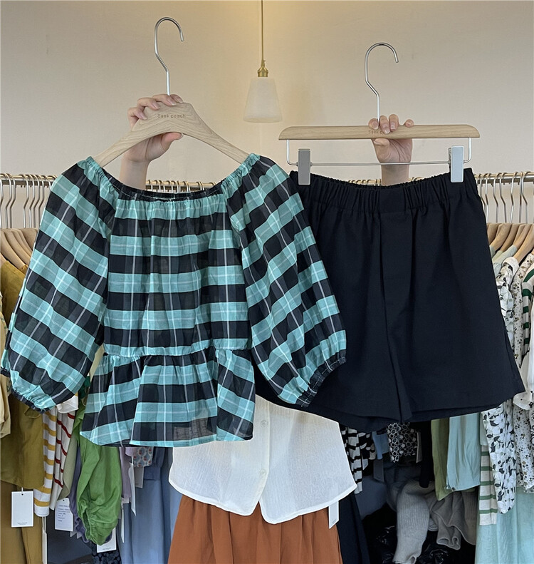 [seek peach] comfortable Korean style small shirt (only selling small shirts) 5502\ll