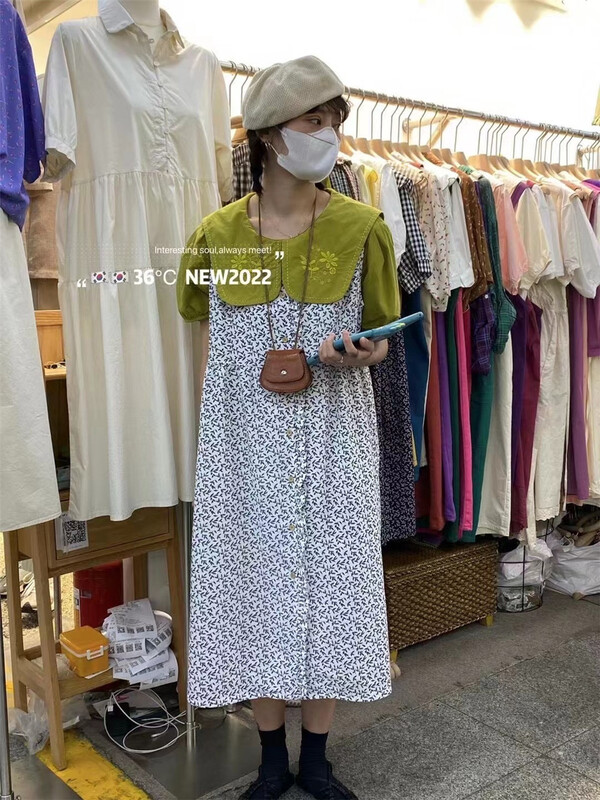 [36 degrees] floral patchwork dress (only for skirts) 6171\l