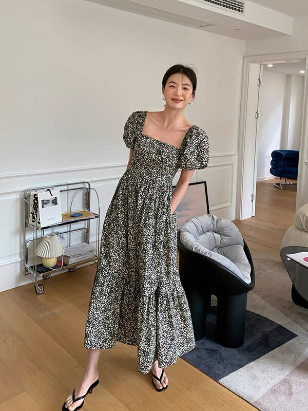 In early summer! [Kiki studio] French romantic elegant dress 5623\hjy