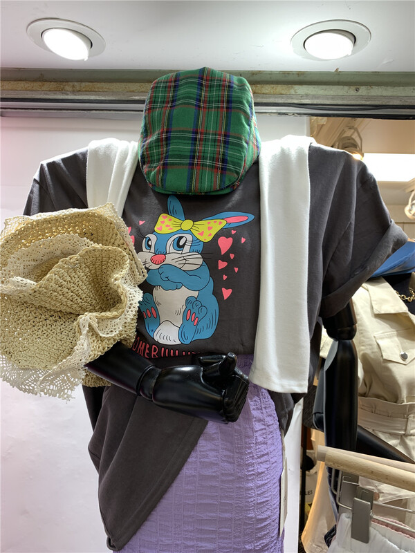 [FC] Korean print Pullover short sleeve T-shirt 1138\pcz