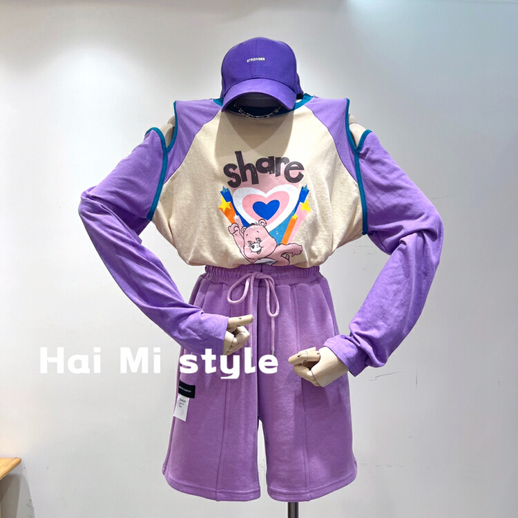 [Helmi] Korean version hand printed sunscreen shirt (only selling sunscreen shirts) 1920\wtt