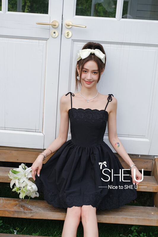 [she u] French romantic lace dress c88611\jhy