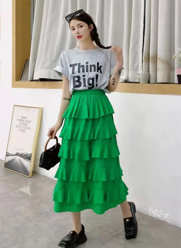 In early summer! [thousands of popular products] little women's cake long skirt ys1-662\hjy