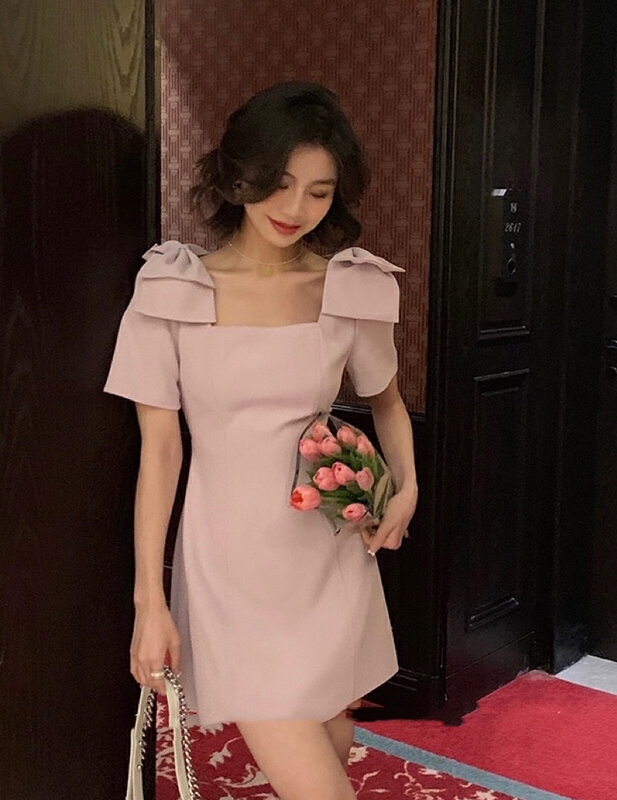 [JH] new net red bow dress (dress only) 41826\pcz