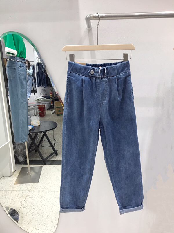 [Mina] elastic Harlan versatile jeans 80230\lsw