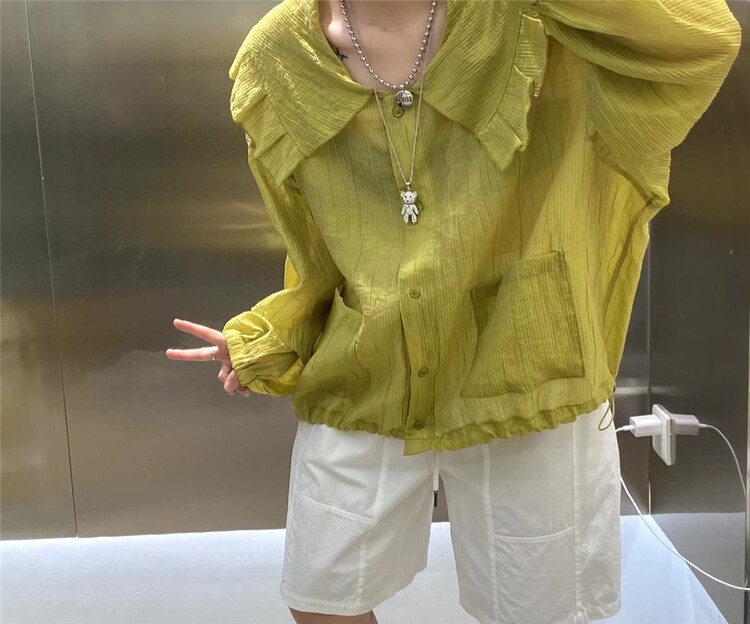 [we home] single breasted comfortable shirt 2831\l
