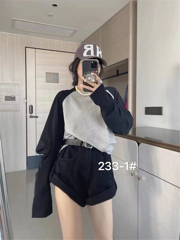 New year in early spring! [x2 square] high waist slim comfortable denim shorts (with belt) ys2-233\l