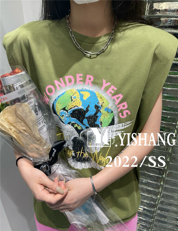 [Yishang & Yiyou] pattern printed fashion vest / suspender 5213\lsw