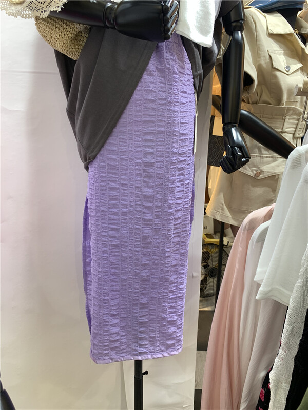 [FC] solid color high waist Korean skirt 1137\pcz