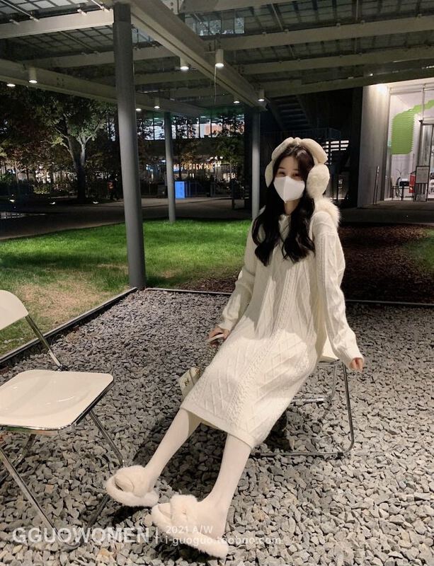 [y.jia EJA] gentle and lazy fried dough twist Hooded Dress (hair collar can not be removed) ys1-1170\mky