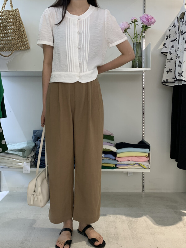 [emoni] Korean loose fit casual pants 10995\cls