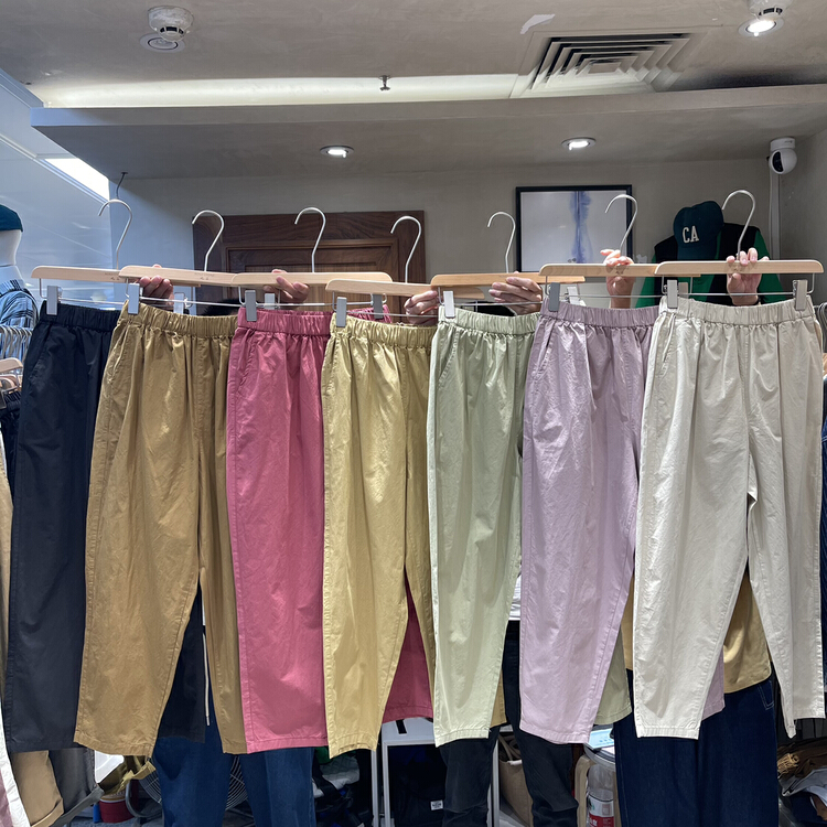 In early summer! [fabric] Korean version simple and versatile casual pants 861933\l