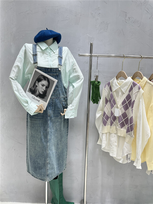 Cxdhh/ new year in early spring! [Boran Boran] Korean version single breasted loose shirt ys1-xb3-22b6029s\hll