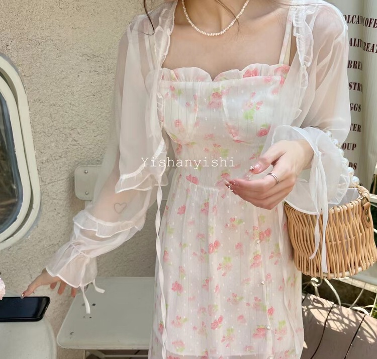 [Yishan Yishi] Korean version lady's Micro transparent sunscreen shirt ys1-1535\hjy
