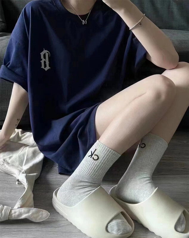 [Naikan Nik] personalized front and back letters large short sleeve T-shirt 9692\lwy