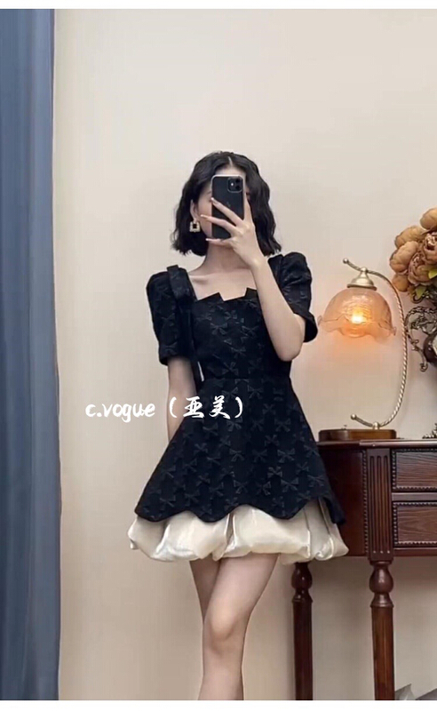 [c.vogue] French style dress with a sense of minority design 3901\pcz