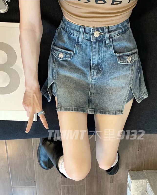 [jiajiatmmt Muli] fashion niche design versatile skirt pants 9132\l