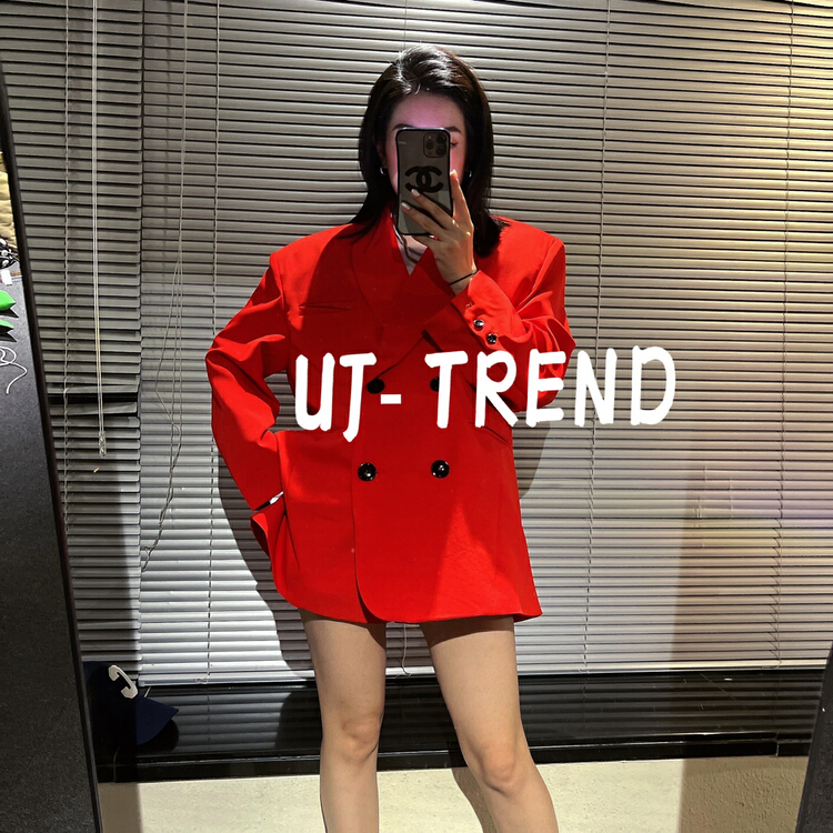 New year in early spring! [ujtrend] Korean style double breasted suit 2221\wtt
