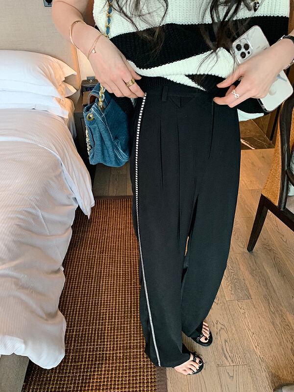 In early summer! [wgwe] fashion straight tube slim casual pants 1261\pcz