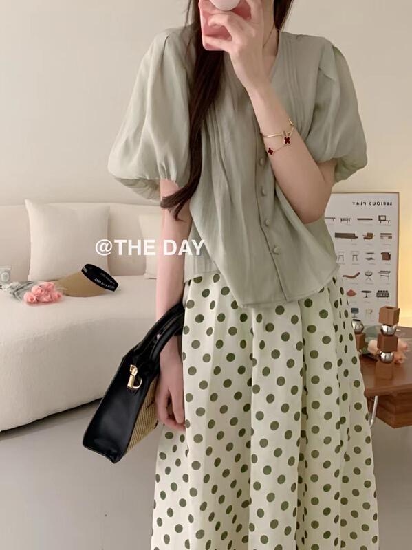 [the day] Korean style design button up shirt 8996\ll