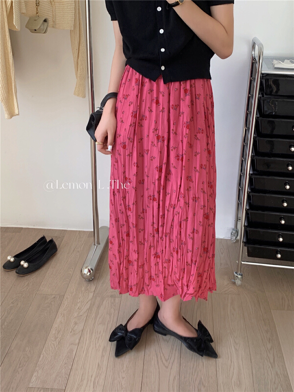 [lemon green tea] Korean fashion lady skirt ys1-2107\hjy