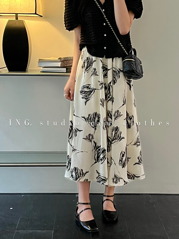 [ing] French elegant retro Decor skirt ing-7837