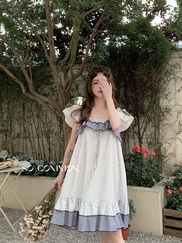 [CZ Zhang] color blocking age reducing fashion slim dress 62631\jhy
