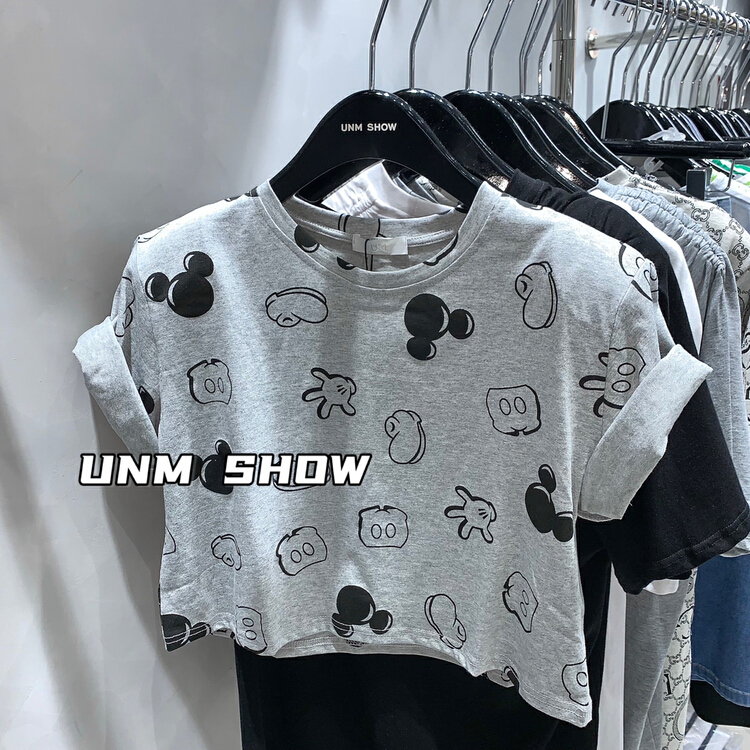 [unm-show] AOP Mickey slim short sleeve T-shirt 6193\wtt