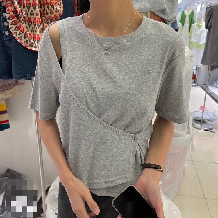 [h-xl] simple and comfortable casual short sleeve T-shirt 3662\ll